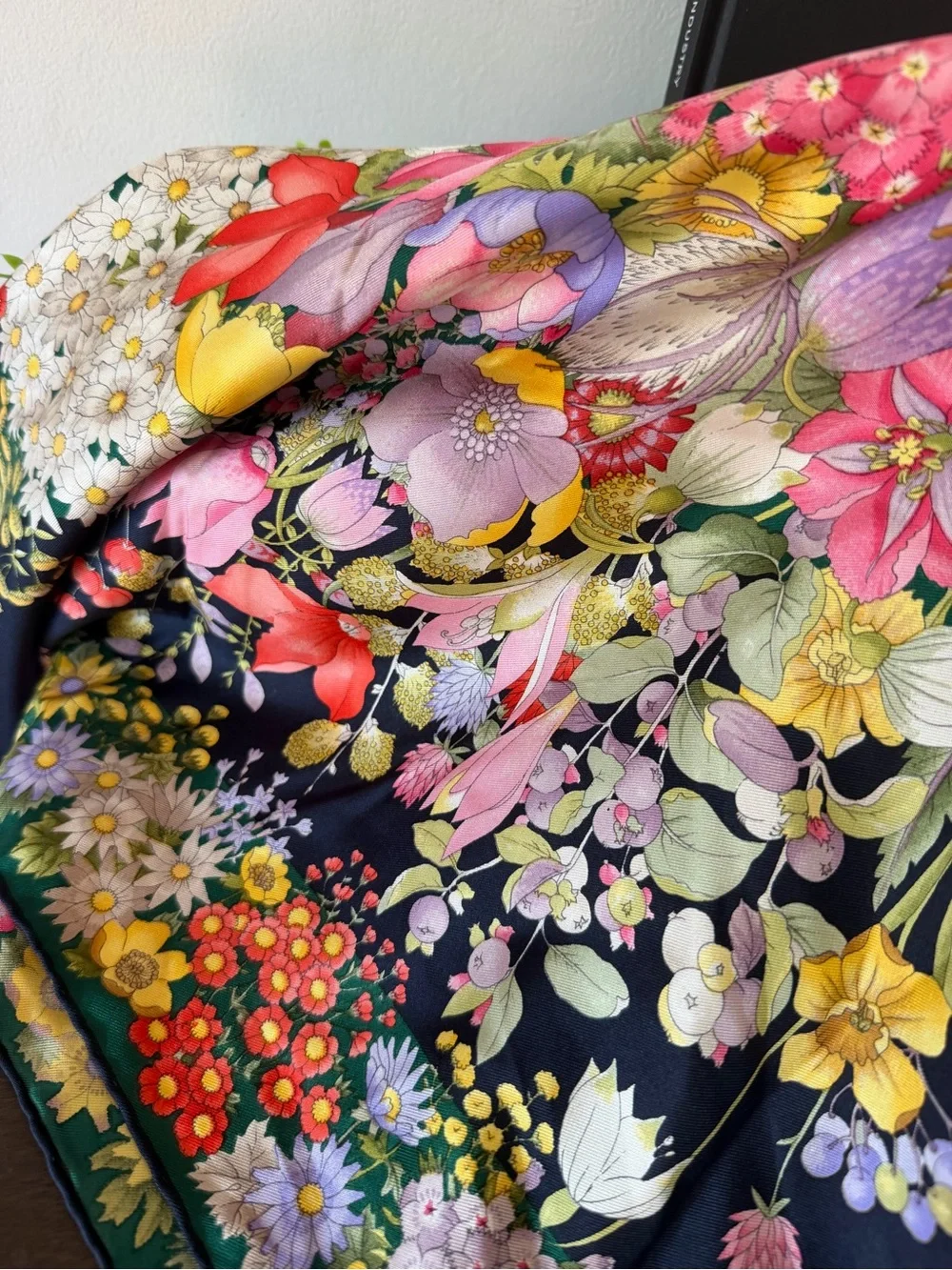 Gucci Silk Floral Scarf